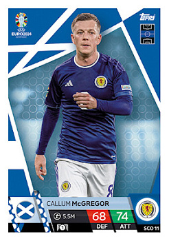 Callum McGregor Scotland Topps Match Attax EURO 2024 #SCO11